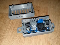 LM2596 HW-411 Buck Converter (with heatsink) enclosure