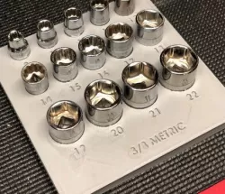 Metric Socket Organizer