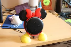 Mickey/Minnie Echo Dot (3rd Gen) Stand (Multicolour print)
