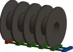 Modular filament rack