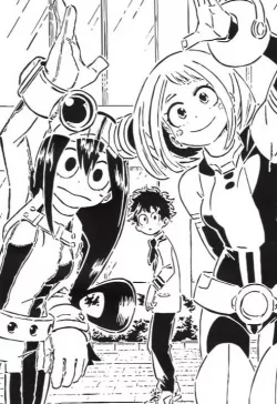 My Hero Academia stencil