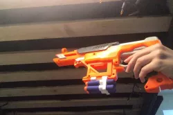 nerf 4 bullet holder rail attachment