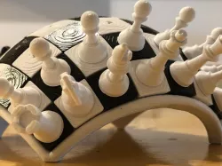 Non-Euclidean Chess Board (Sphere)