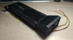 Nvidia Tesla K20X cooling fan adapter