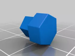 Pentagonal Anti Theft Key 