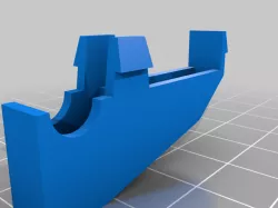 Playmobil Gray Hinge Clip For Castle Drawbridge, 3268 3666 4866 5783 7421, Grey, Knights