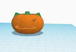Pumpkin cat