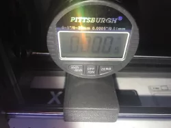 QiDi X-Max bed leveling gauge mount