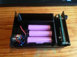 QRPLabs QCP+ internal battery holder and storage