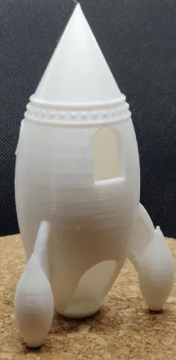 Retro Rocket Dice Tower