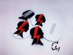 'Strajk Kobiet' badges
