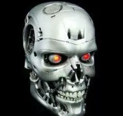 T-800 Terminator Skull High Res No Stand