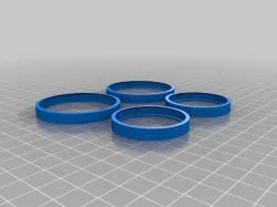 Tires for Fully 3D-printable wind-up car gift card