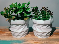 Triangulated Flower Pot / Planter Set