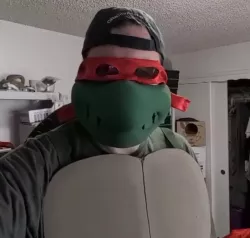 Turtle Power Mask - Stretched and Thinned