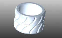 Vaso poligonale - polygonal vase