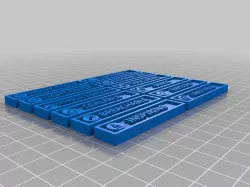Warhammer 40k 9th Edition Terrain Label Tokens