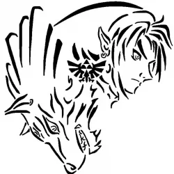 Zelda: Twilight Princess stencil