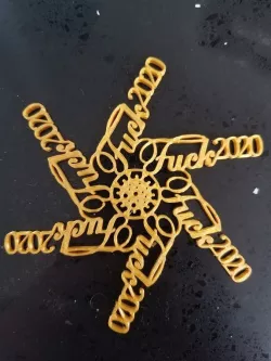 2020 Corona Flake Ornament