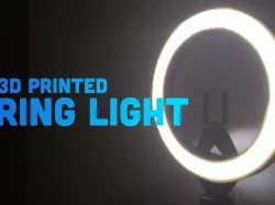 3D printed DIY light ring