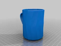 3D Printed Origami CUP (TEA/COFFE) / Taza Origami