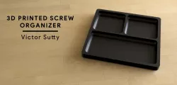3D Printed Screw Organizer