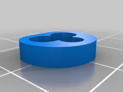 3D Printer Extruder Motor Water Cooling - 2x5mm Silicone Pipes to 4mm Bowden PTFE Tube Clip 