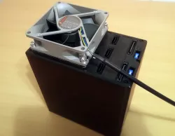70mm to 80mm adapter - Silverstone FS303 mod