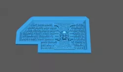 Alien Hunter Robot Shoulder Plate