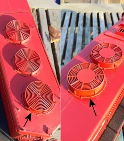 Aristocraft replacement fans for EMD GP40 SD45