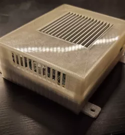 Atomic Pi - Low profile case with vents and mounting