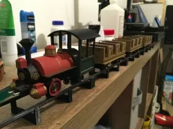 Big Thunder Mountain Railroad rollercoaster working model