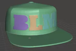 BLM Snapback Cap