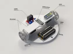 Bluetooth Robot with Mobile App command