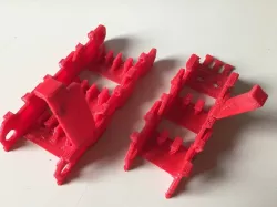Cable Chain fameiy, Engergy Chain, 40mm, 30mm, 20mm easy to print, with flap, hinge, open chain, with / without bar