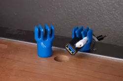 Cable Dogs & Magnets for 20mm Holes (for the Holey Desk)
