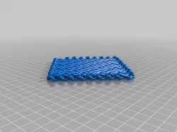 Chainmail Coaster with raised edges