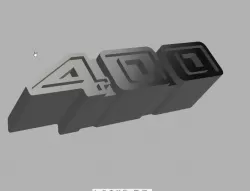 Chevrolet 400 fender emblem