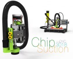  Chip Suction for CNC 3018