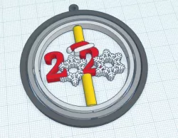 Christmas Gyro 2020 (Ornament and spinner versions)