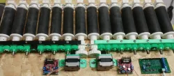Convoyeur à rouleaux, entrainement par pignons - Roller conveyor, pinion drive