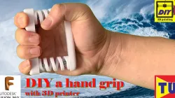 DIY a strong hand grip with strong springs 3D printed