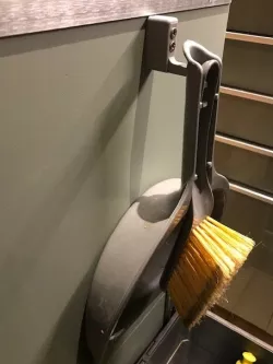 Dustpan and brush hook