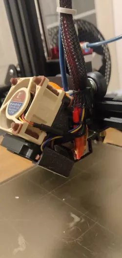 eB Fan shroud (No Blower Holes, Bigger-Fan Mounting Holes)