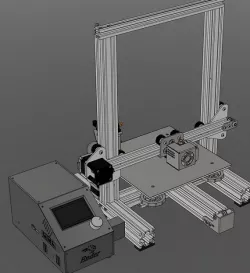Ender 3 Electronics Enclosure SKR And STA