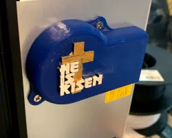 Ender 3 Pro Power Supply Meanwell Baffler with He is Risen cross