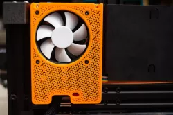 Ender 3 V2 / Pro motherboard cover for 80X25mm fan (no support)