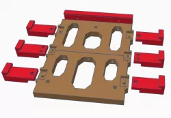 Flashforge Finder extended bed.