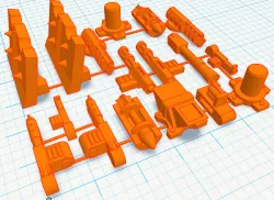 Gaslands Models-Weapons, Mounts, and Mines