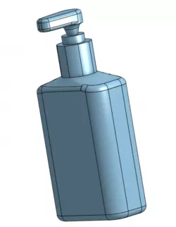 Hand Sanitizer Soap Bottle Model